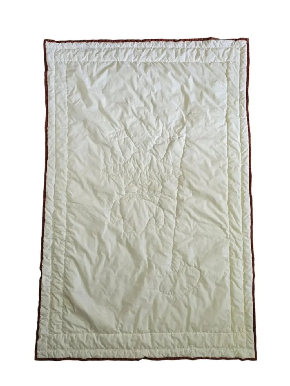 Vintage 1970s Cowboy Bill 56in. x 37in.‎ Western Themed Applique Crib Baby Quilt